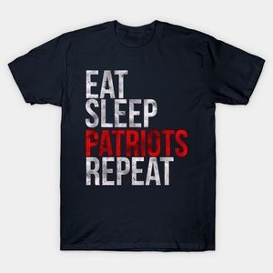 TeePublic Patriots T-Shirt, Kids Size Large